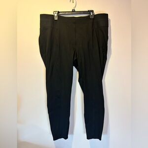 Lane‎ Bryant Womens Pants Black Pull On Leggings Plus Size 24 Athleisure